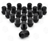 Closed Wheel Nuts - M14 x 1.5 (19mm Hex Black) Ford S-Max Galaxy Vauxhall Insignia