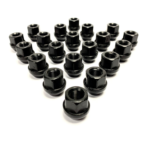 20 Pack Silver Alloy Wheel Lug Nuts For Ford Tourneo Connect & Custom – M12 X 1.5, 19mm Bolt